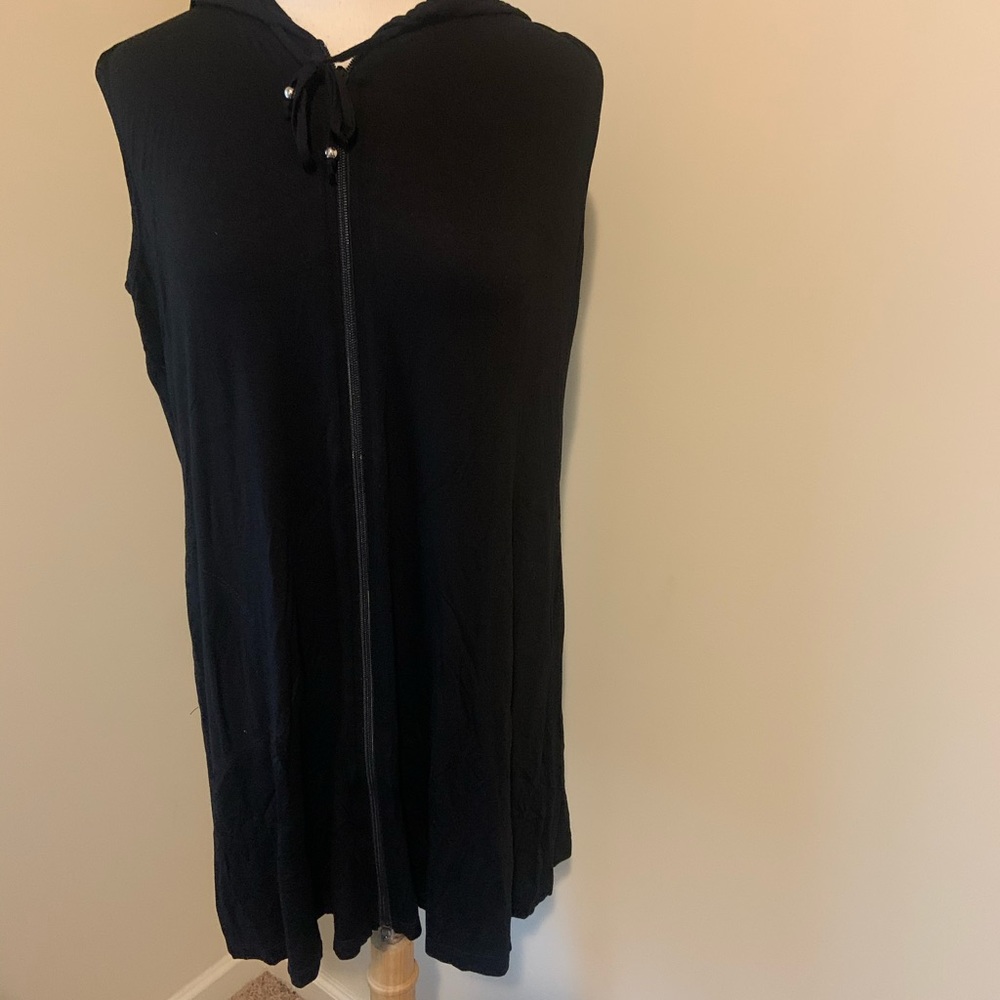 New black lounge dress or swimsuit cover up